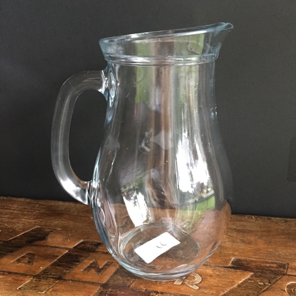 Clear glass pitcher NWT - Picture 3 of 6